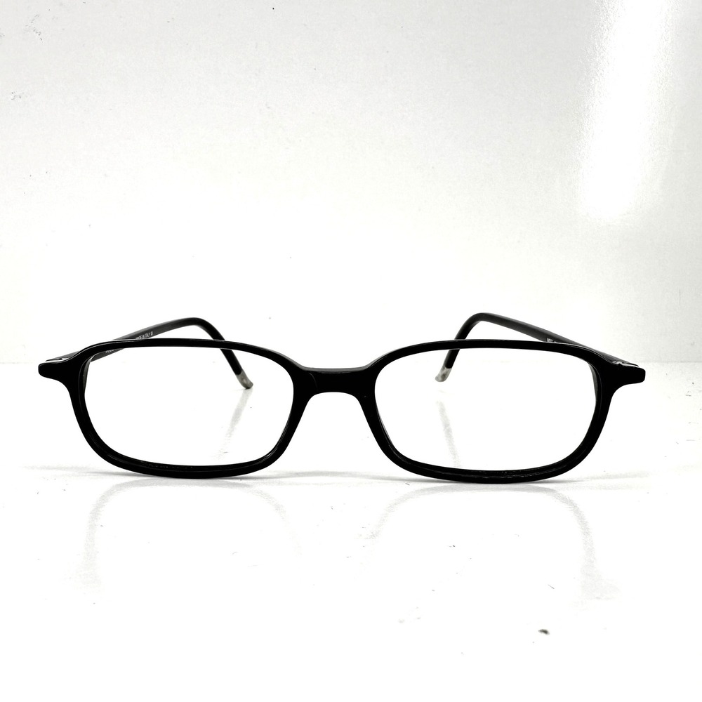 Modo Eyeglasses Frames Unisex 145-50-17 Black Acetate Rectangular Mod 481 Italy